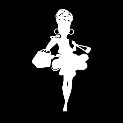 Woman Beauty Salon Fashion Girl Shop Store Lettering Decals Do Not Damage The Wall Surface