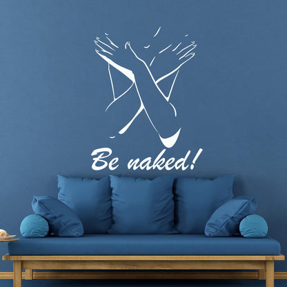 Wall Decals Pvc Woman Be Girl Beautiful Appeal Body Multi Color Selection