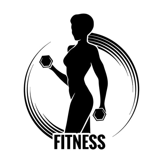 Wall Decals Woman Fitnesscenter Girl Gymnastics Healthy Lifestyle Multiple Size Options