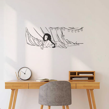 Wall Decals Paster Paper Beautiful East Woman Appeal Arab Girl South Do Not Damage The Wall Surface