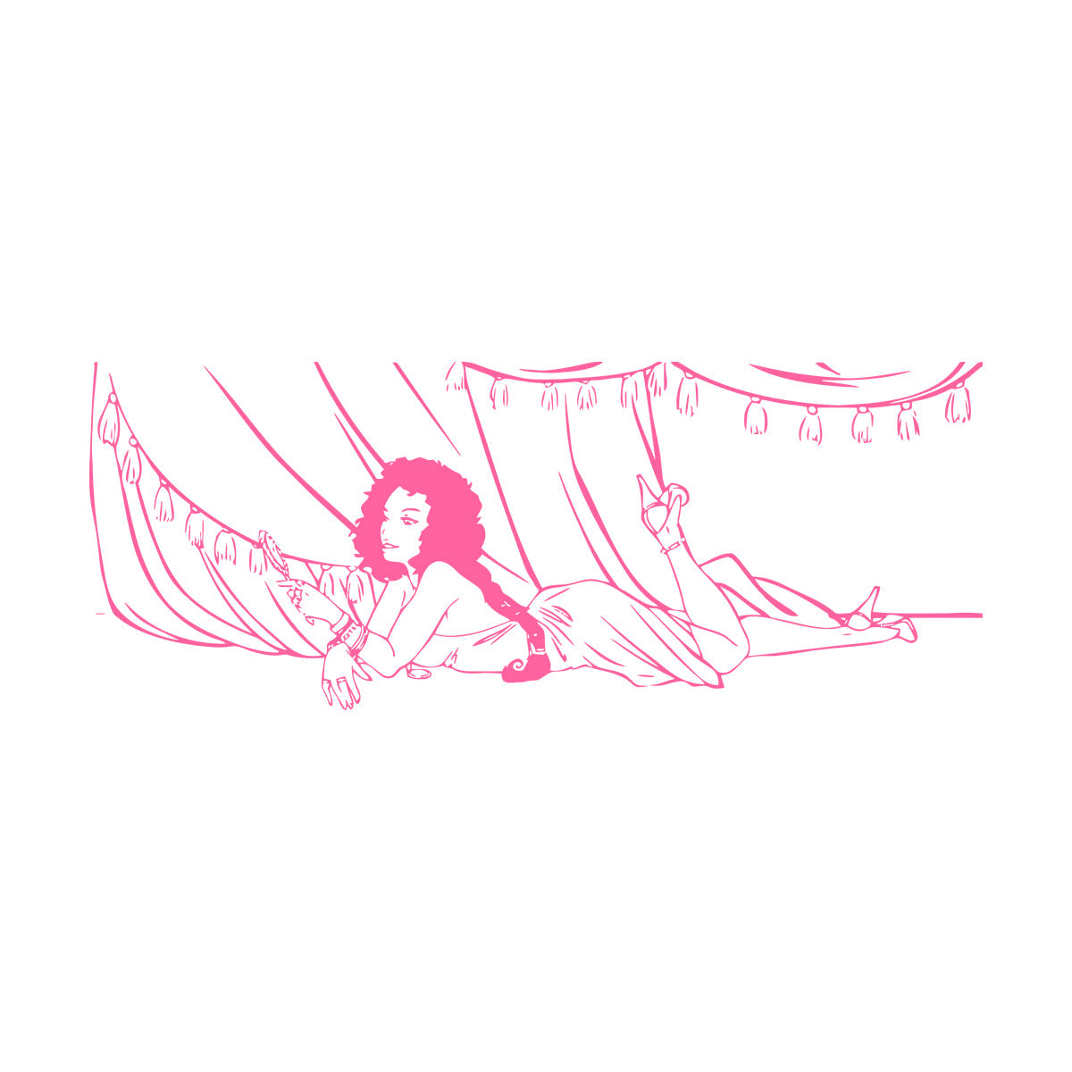 Wall Decals Paster Paper Beautiful East Woman Appeal Arab Girl South Do Not Damage The Wall Surface