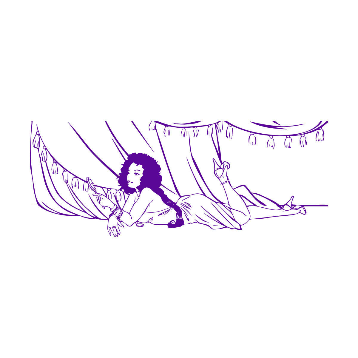 Wall Decals Paster Paper Beautiful East Woman Appeal Arab Girl South Do Not Damage The Wall Surface