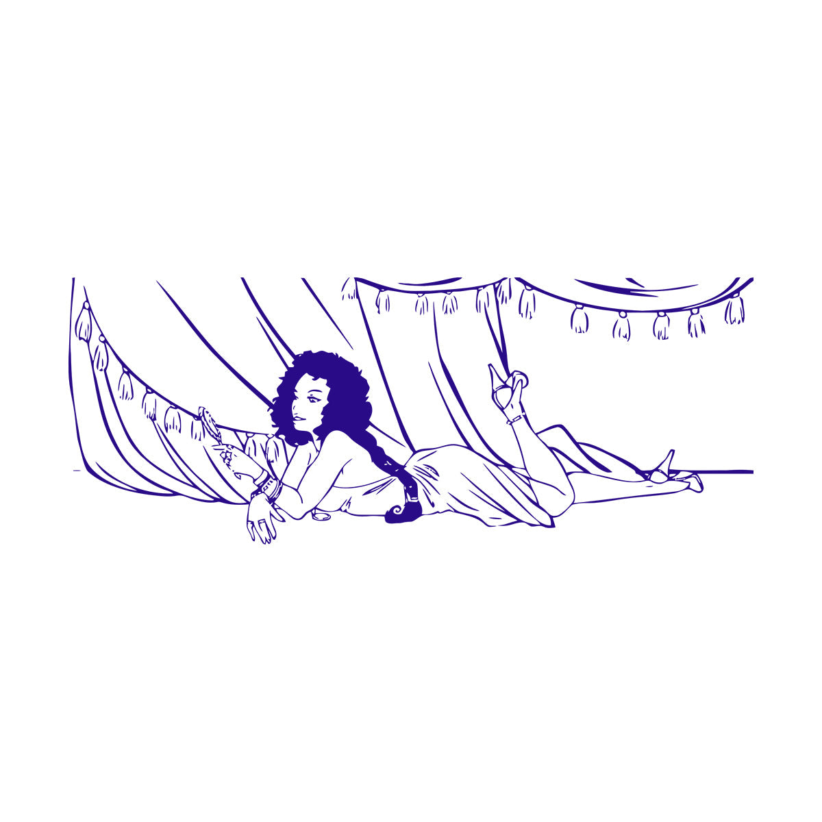 Wall Decals Paster Paper Beautiful East Woman Appeal Arab Girl South Do Not Damage The Wall Surface