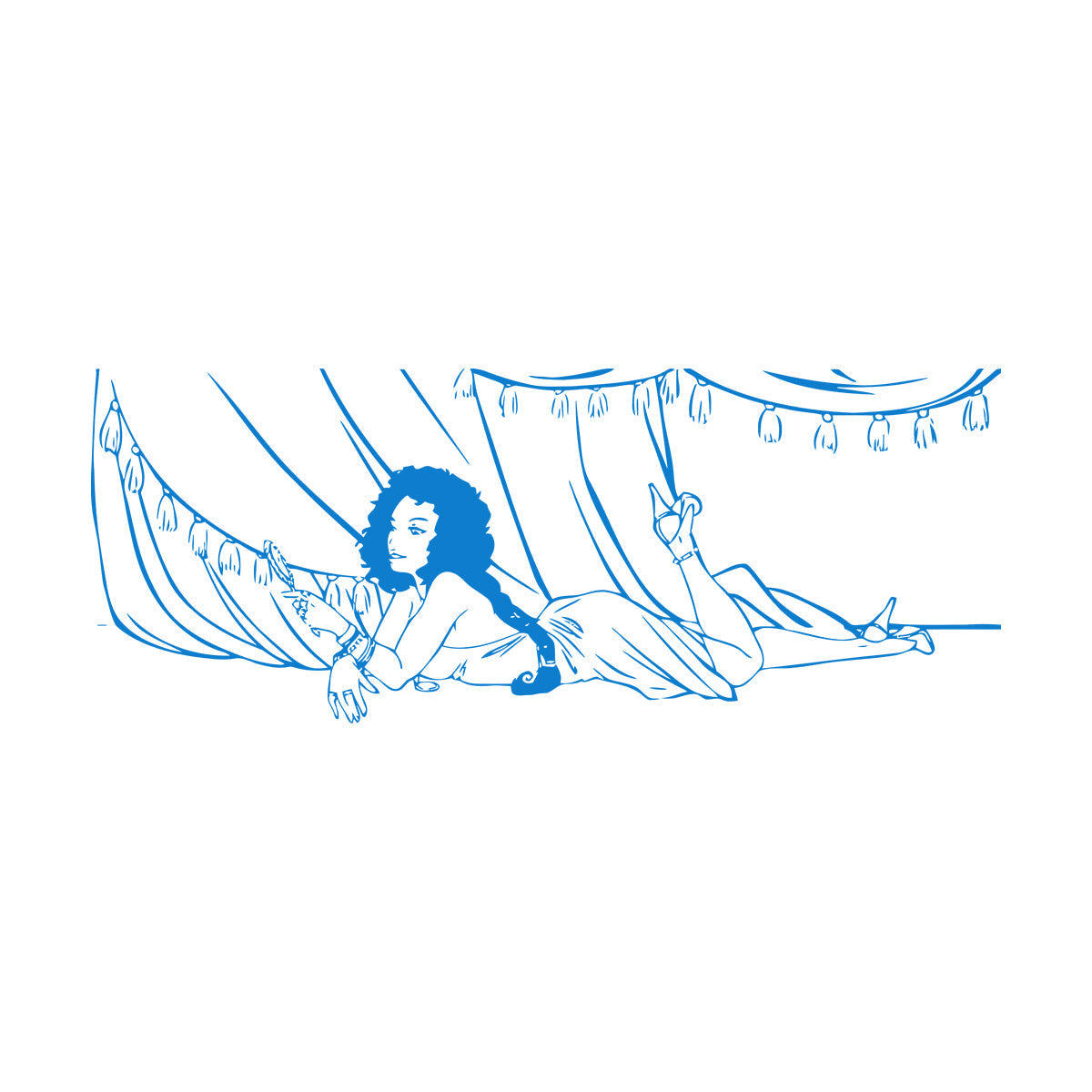 Wall Decals Paster Paper Beautiful East Woman Appeal Arab Girl South Do Not Damage The Wall Surface