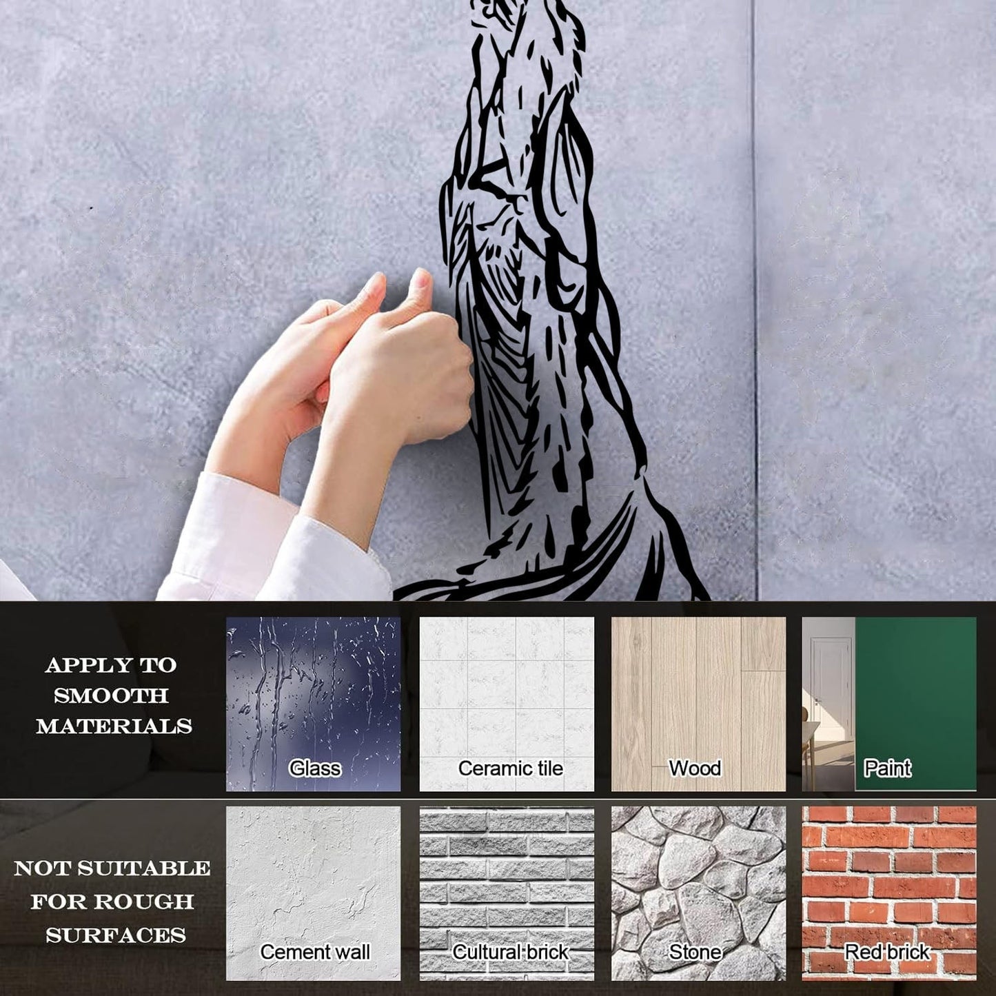 Vinyl Wall Decals Beautiful Girl Young Woman Ethnic Clothes Easy Installation