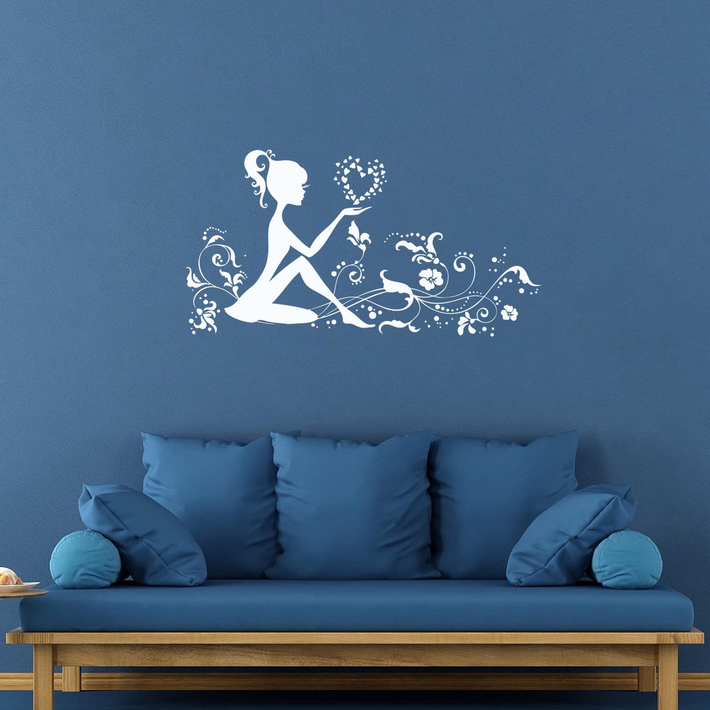 Engraving Stickers Girl Woman Love Romance Home Ation Car Body Decoration