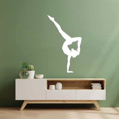 Engraving Decals Gymnasticsnast Girl Beautiful Woman Sport Multi Color Selection