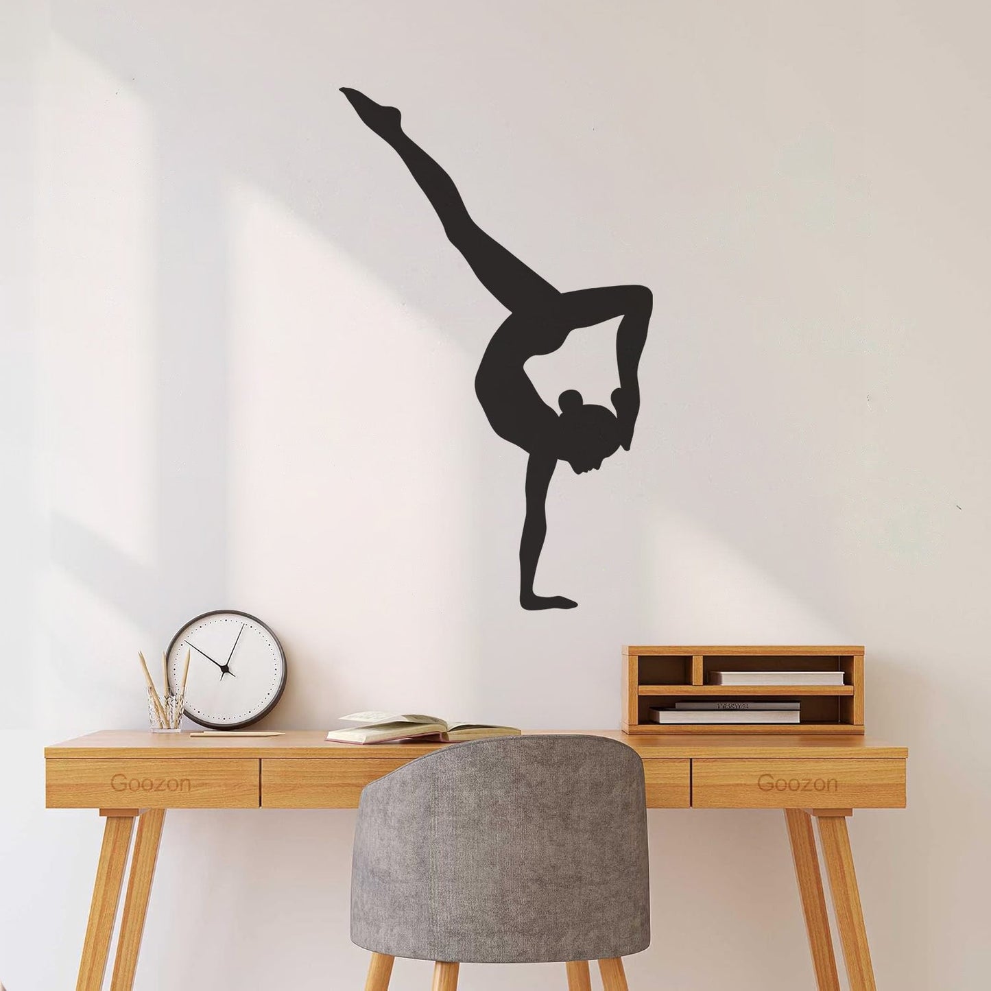 Engraving Decals Gymnasticsnast Girl Beautiful Woman Sport Multi Color Selection