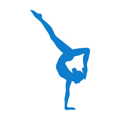 Engraving Decals Gymnasticsnast Girl Beautiful Woman Sport Multi Color Selection