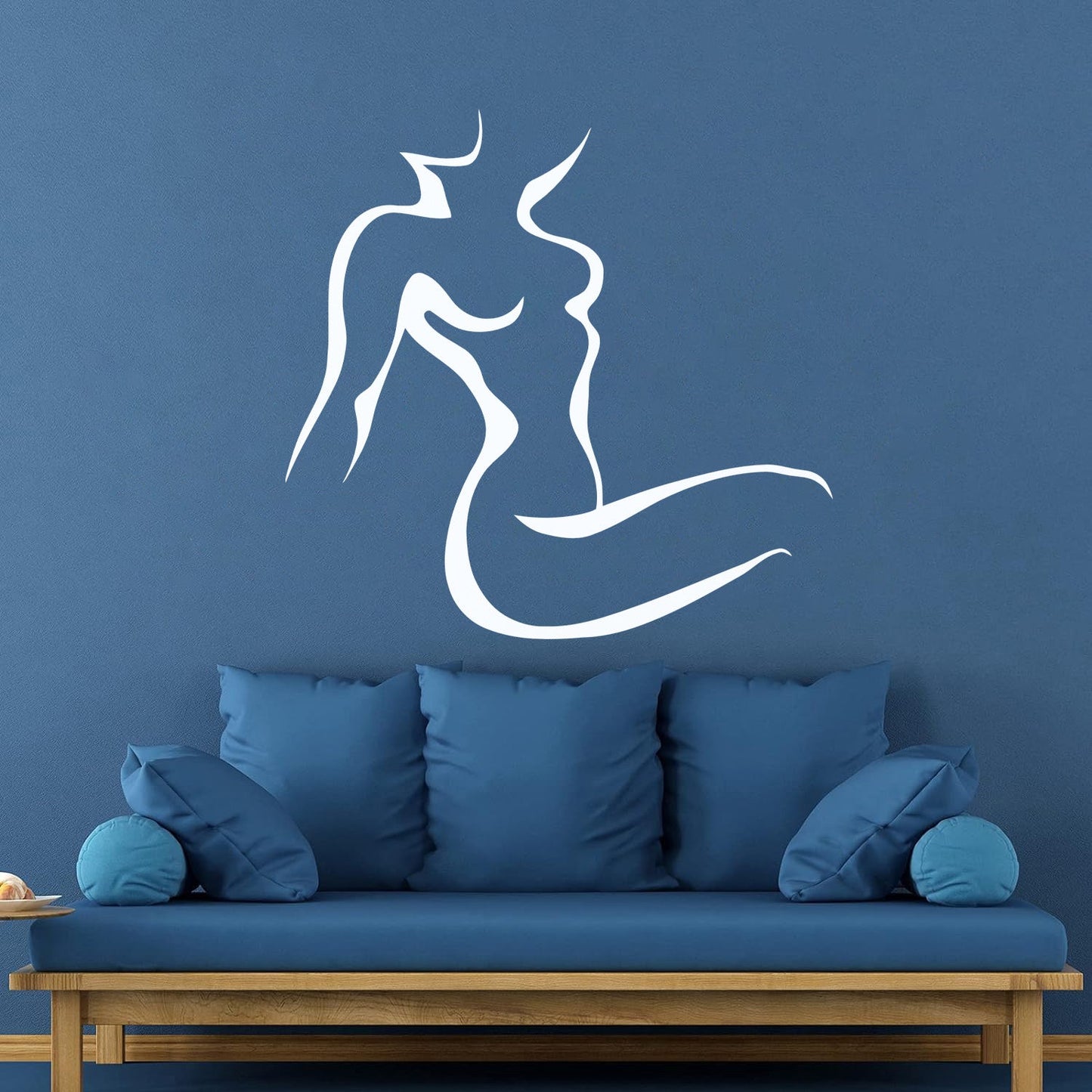 Wall Decals Pvc Silhouette Girl Appeal Woman Wall Beautification