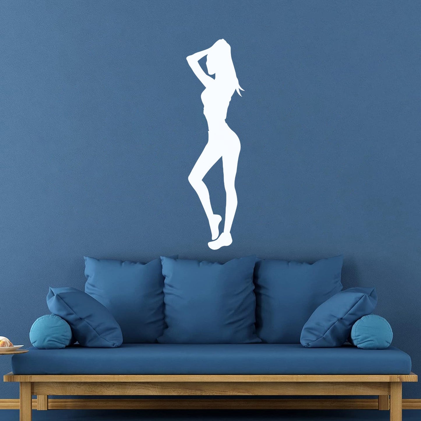 Lettering Stickers Silhouette Appeal Girl Beautiful Woman Sporty Car Body Decoration