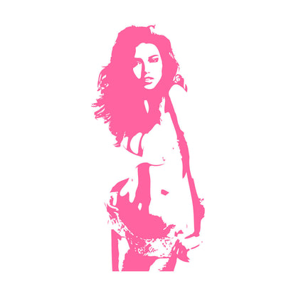 Hot Appeal Girl Beautiful Woman Beauty Cool Wall Vinyl Sticker Decor Multi Color Selection