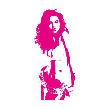 Hot Appeal Girl Beautiful Woman Beauty Cool Wall Vinyl Sticker Decor Multi Color Selection