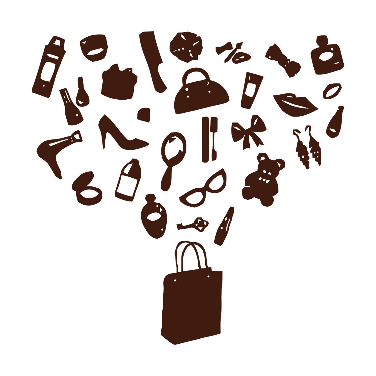 Fine Carving Decals Handbag Fashion Style Girl Woman Beauty Salon Multi Color Selection