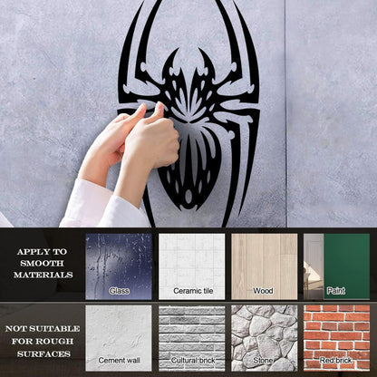 Lettering Decals Big Spider Insect Predator Gothic Style Multi Color Selection