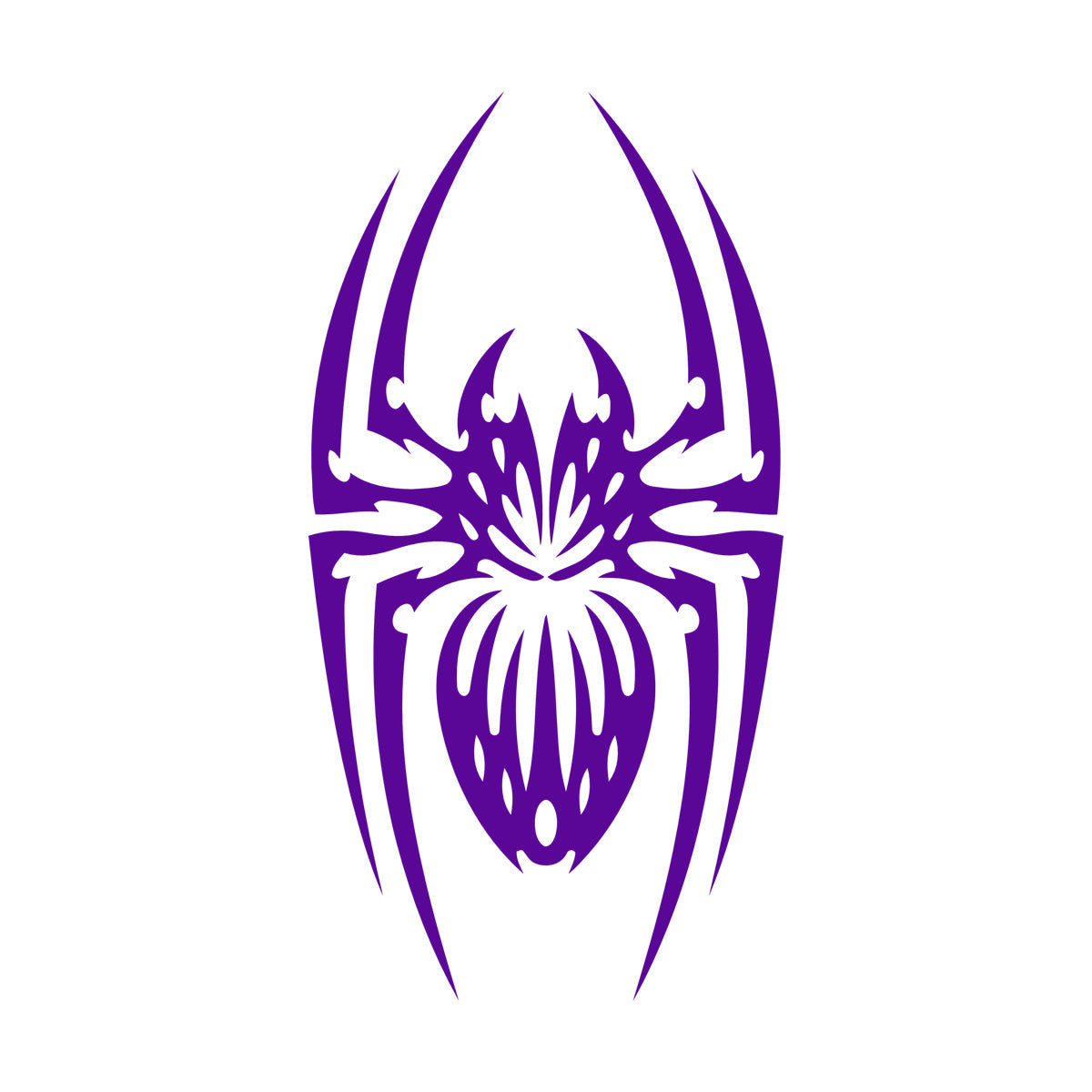 Lettering Decals Big Spider Insect Predator Gothic Style Multi Color Selection