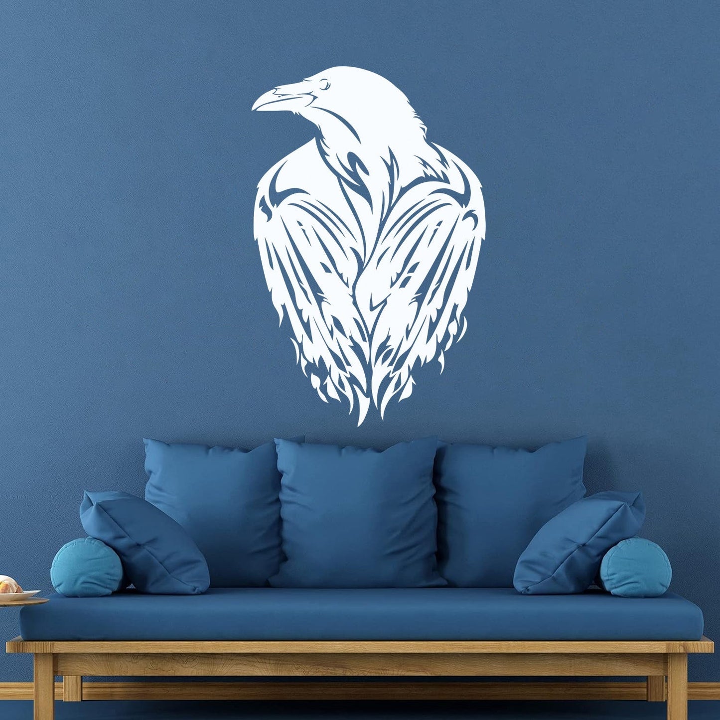 Wall Stickers Black Raven Big Bird Gothic Style Crow Window Decals