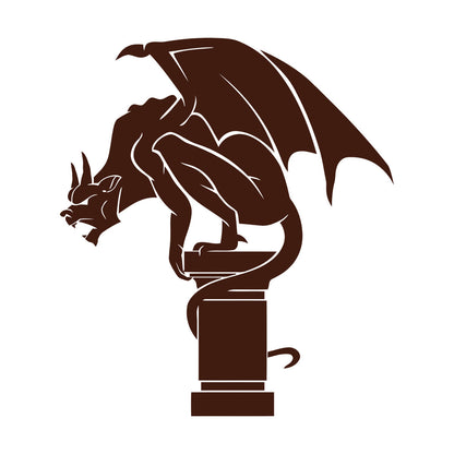 Gargoyle Gothic Statue Ation Home Vinyl Wall Stickers Self Adhesive