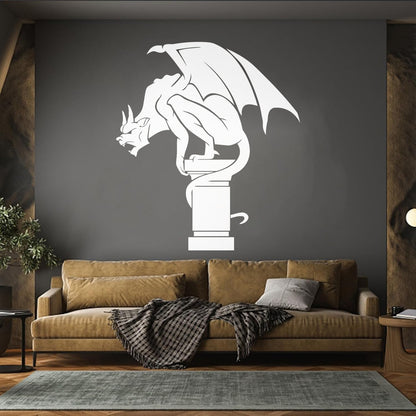 Gargoyle Gothic Statue Ation Home Vinyl Wall Stickers Self Adhesive