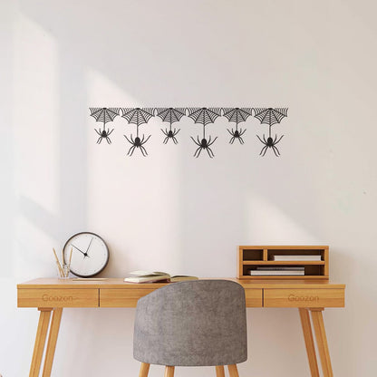 Insect Beautiful Spider Web Patterns Gothic Style Wall Stickers Paster Paper Multi Color Selection