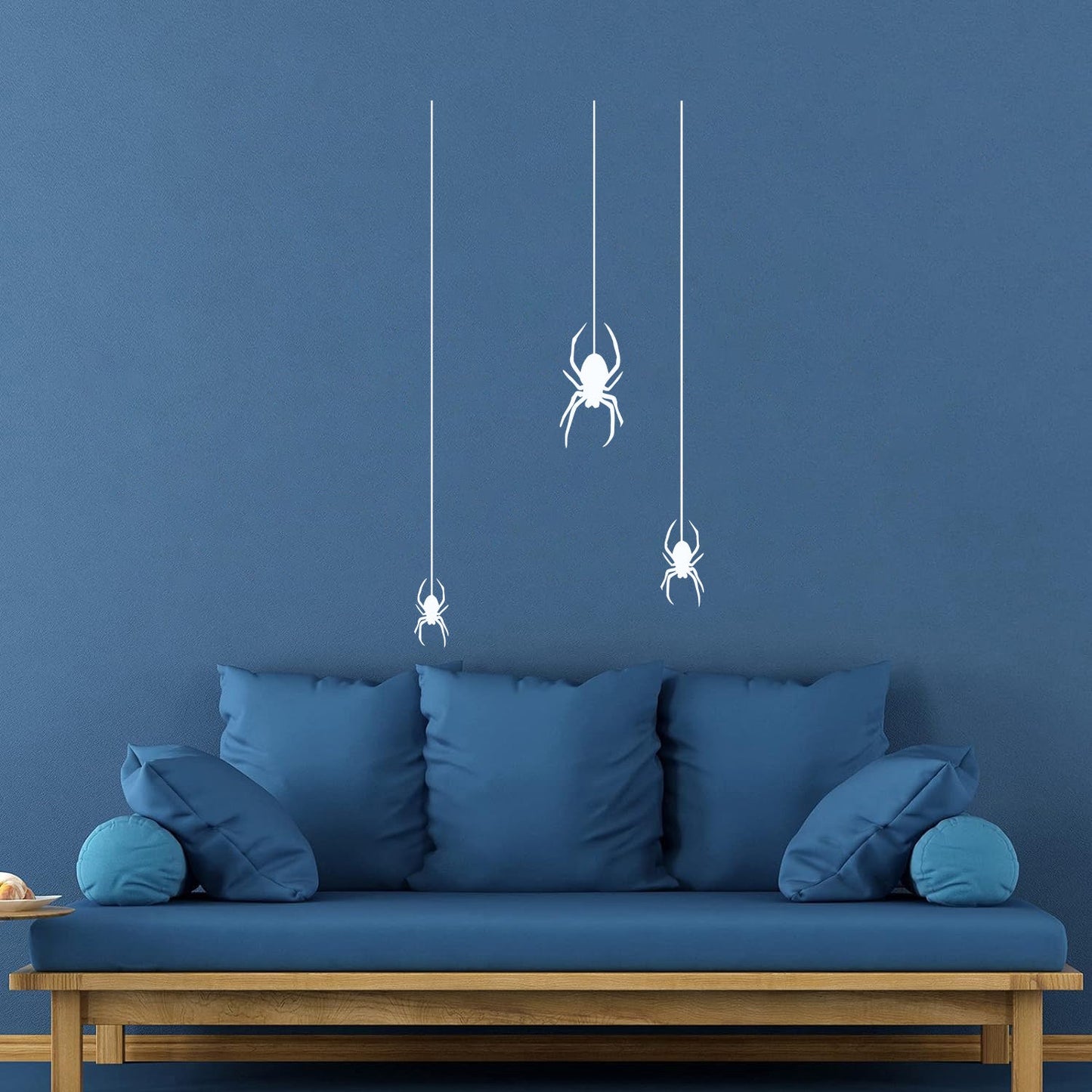 Wall Vinyl Sticker Decor Insect Spider Gothic Style Halloween Equipped With Transfer Film Kit