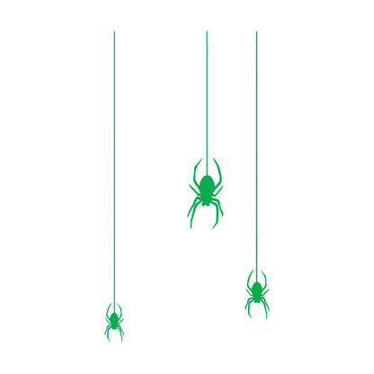 Wall Vinyl Sticker Decor Insect Spider Gothic Style Halloween Equipped With Transfer Film Kit
