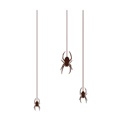 Wall Vinyl Sticker Decor Insect Spider Gothic Style Halloween Equipped With Transfer Film Kit