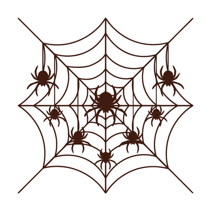 Fine Carving Decals Spiders Web Patterns Insect Predator Gothic Equipped With Transfer Film Kit