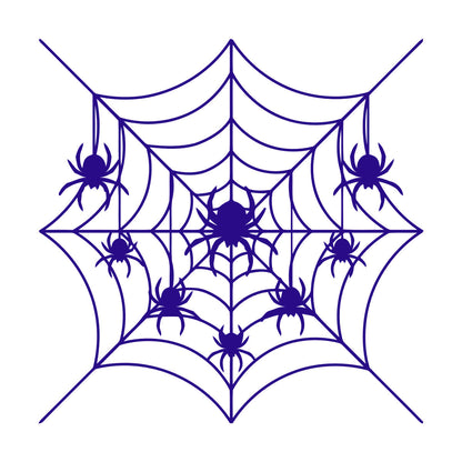 Fine Carving Decals Spiders Web Patterns Insect Predator Gothic Equipped With Transfer Film Kit