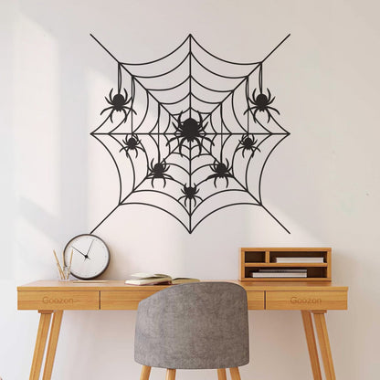 Fine Carving Decals Spiders Web Patterns Insect Predator Gothic Equipped With Transfer Film Kit