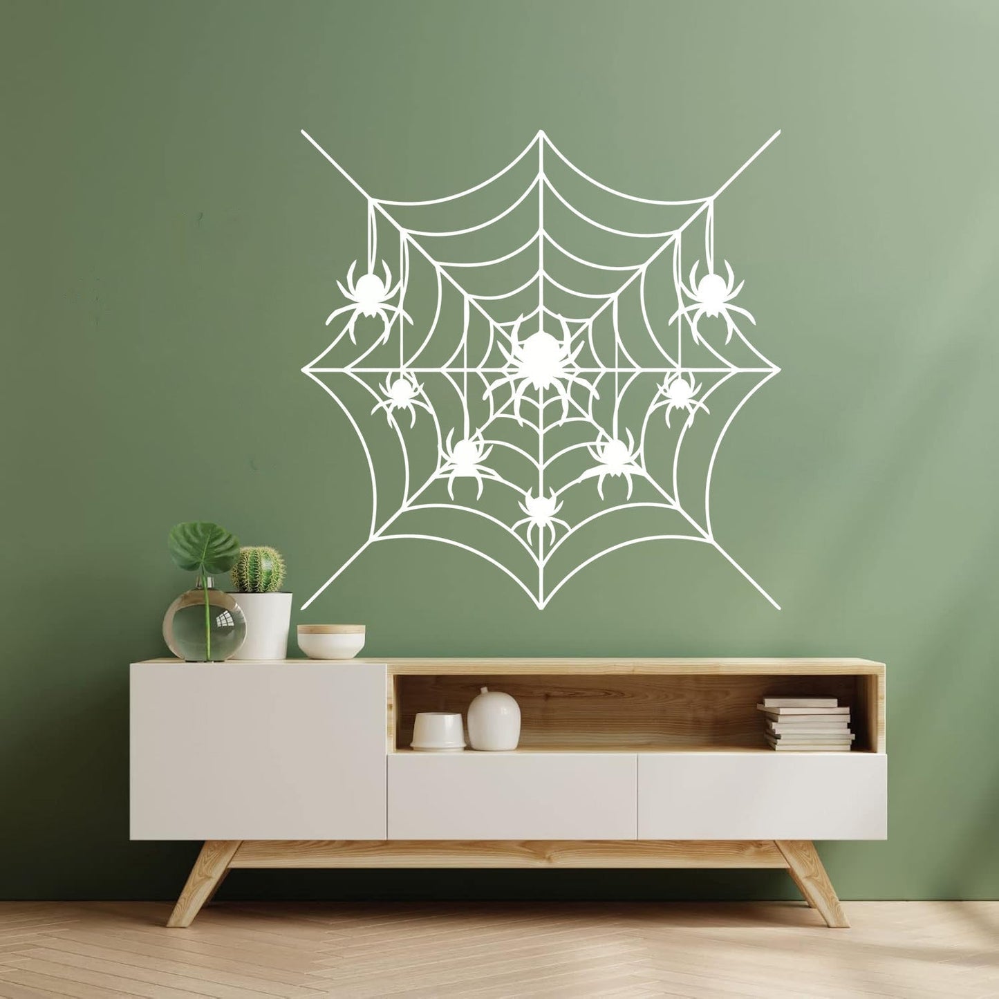 Fine Carving Decals Spiders Web Patterns Insect Predator Gothic Equipped With Transfer Film Kit