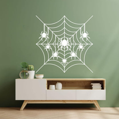 Fine Carving Decals Spiders Web Patterns Insect Predator Gothic Equipped With Transfer Film Kit