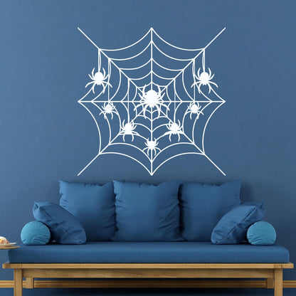 Fine Carving Decals Spiders Web Patterns Insect Predator Gothic Equipped With Transfer Film Kit