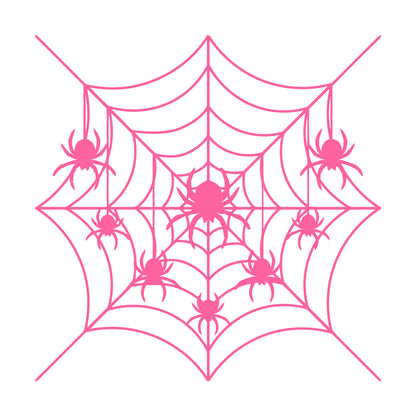 Fine Carving Decals Spiders Web Patterns Insect Predator Gothic Equipped With Transfer Film Kit