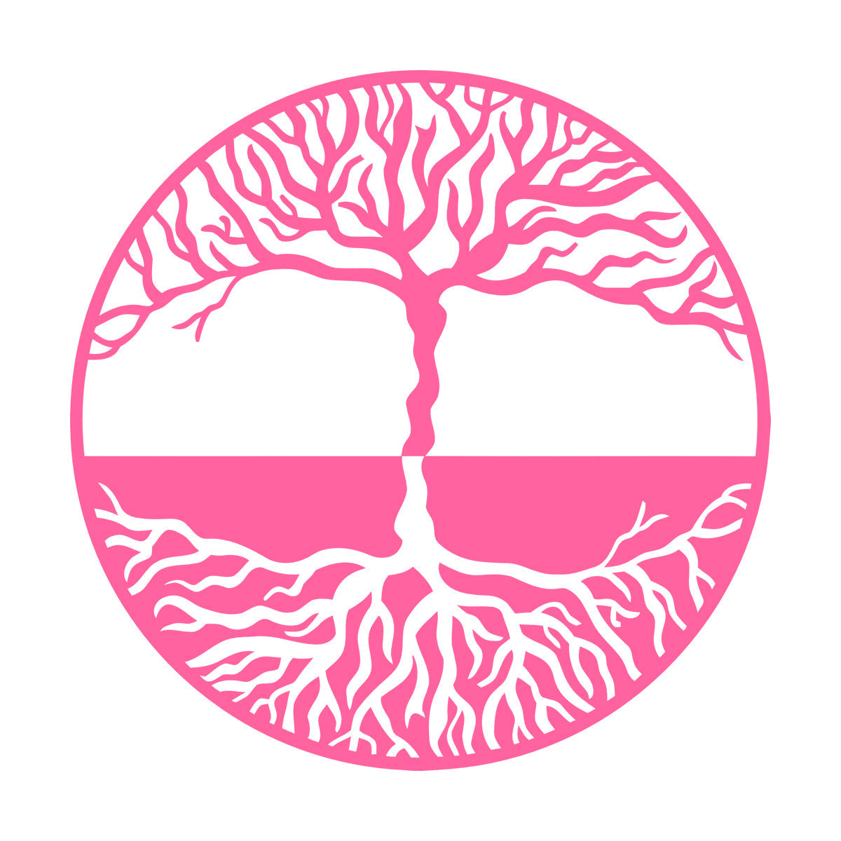 Lettering Stickers Tree Of Life Yin Yang Symbol Gothick Style It Won'T Fall Off