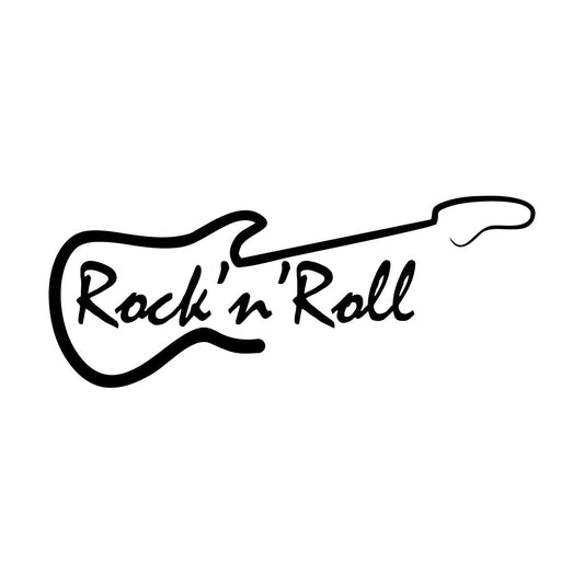 Abstract Guitar Concert Musical Rock&Roll Mural And Wall Vinyl Decal Art Decoration