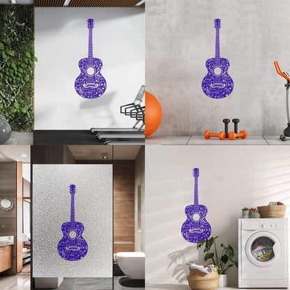 Lettering Stickers Table Teen Guitare Mucis Shop Musical Notes Car Body Decoration
