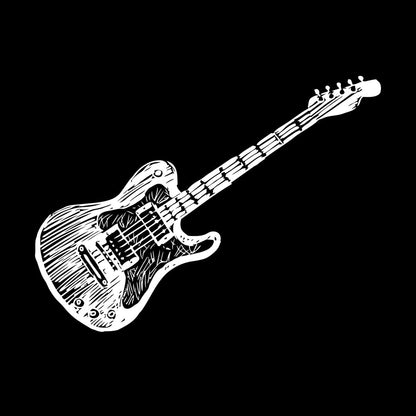 Wall Decals Paster Paper Teen Electric Guitar Musical Instrument Window Decals