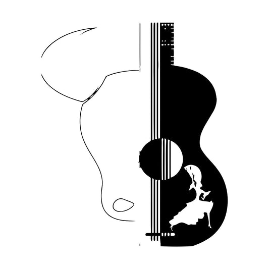 Wall Stickers Paster Paper Spain Spanish Dance Guitar Bull Tattoo Culture