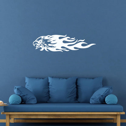 Wall Decals Eagle On Fire Bird Gymnastics Boys Room Can Modify And Add Information