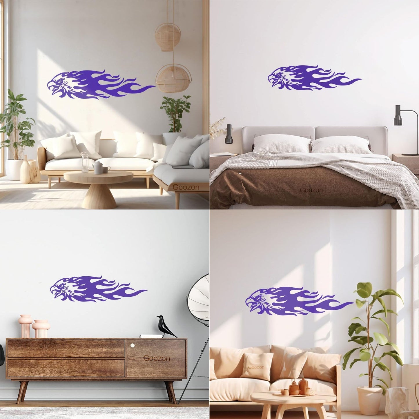 Wall Decals Eagle On Fire Bird Gymnastics Boys Room Can Modify And Add Information