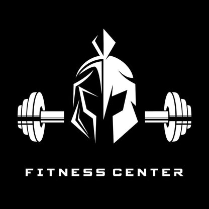 Vinyl Wall Decals Fitnesscenter Center Helmet Lettering Barbell Art Decoration