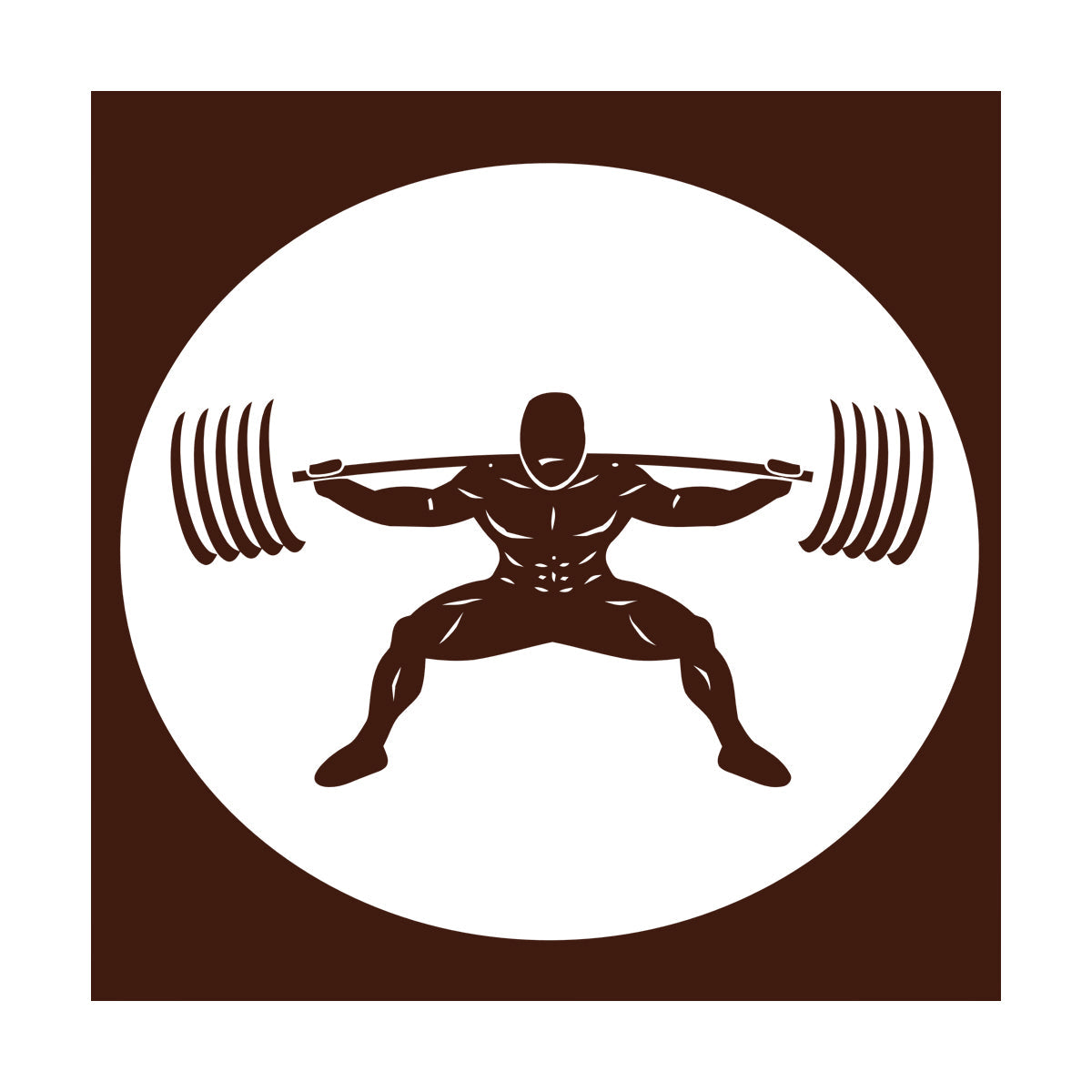 Wall Stickers Paster Paper Image Gymnastics Training Iron Weight Bar Window Decals