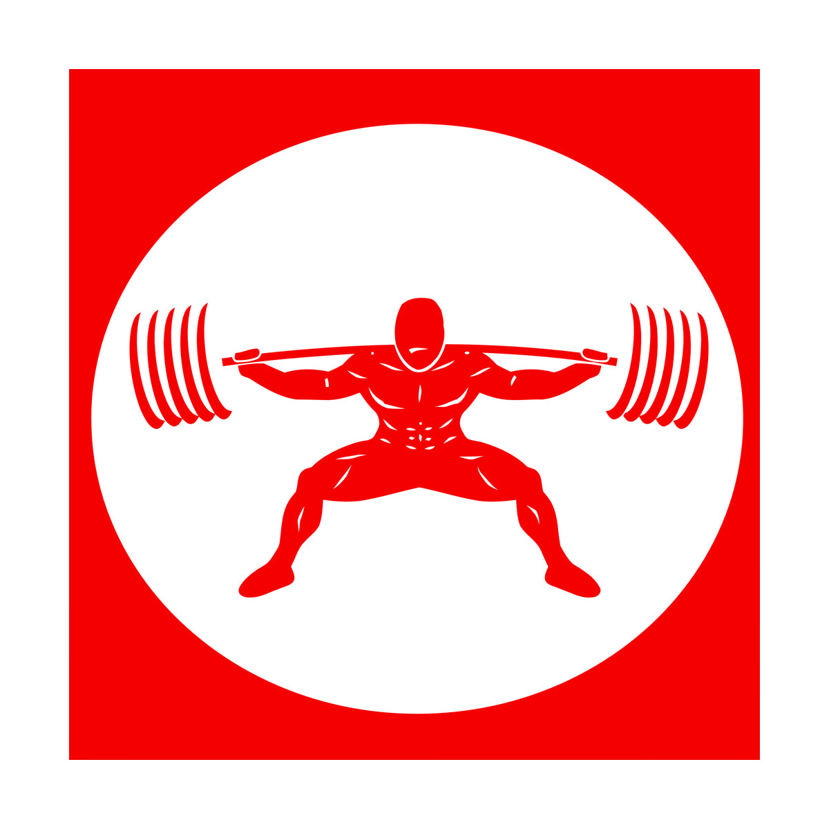 Wall Stickers Paster Paper Image Gymnastics Training Iron Weight Bar Window Decals