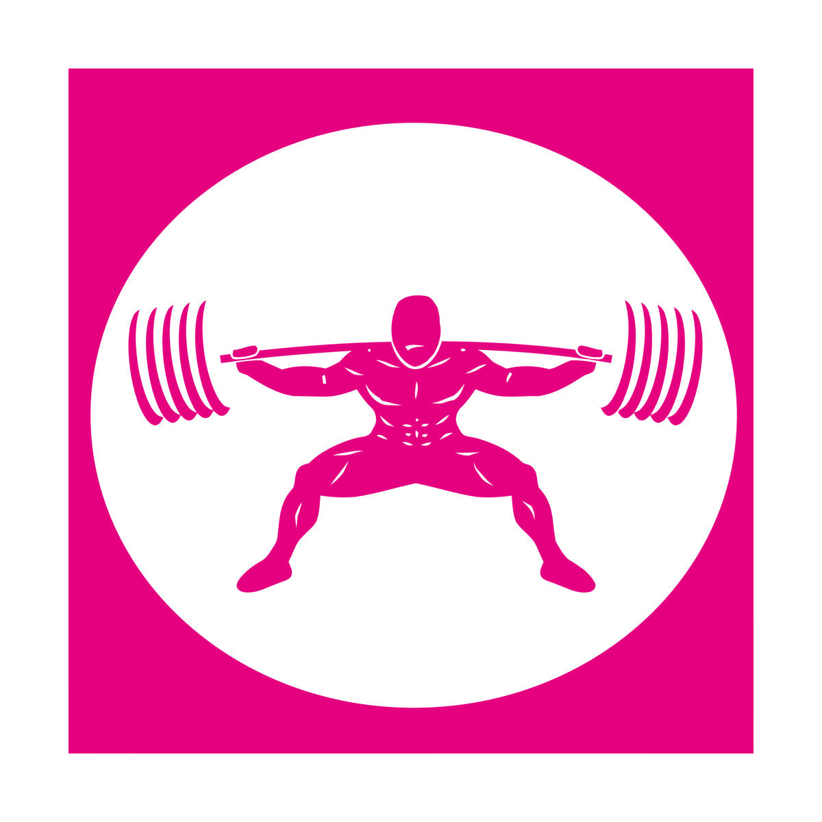 Wall Stickers Paster Paper Image Gymnastics Training Iron Weight Bar Window Decals