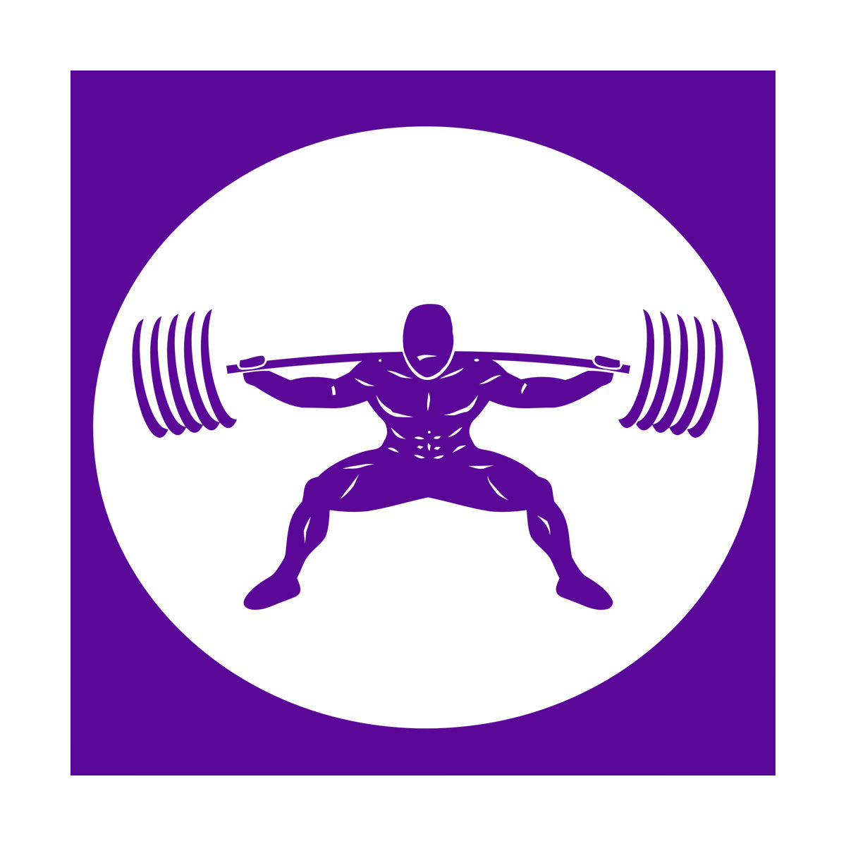 Wall Stickers Paster Paper Image Gymnastics Training Iron Weight Bar Window Decals