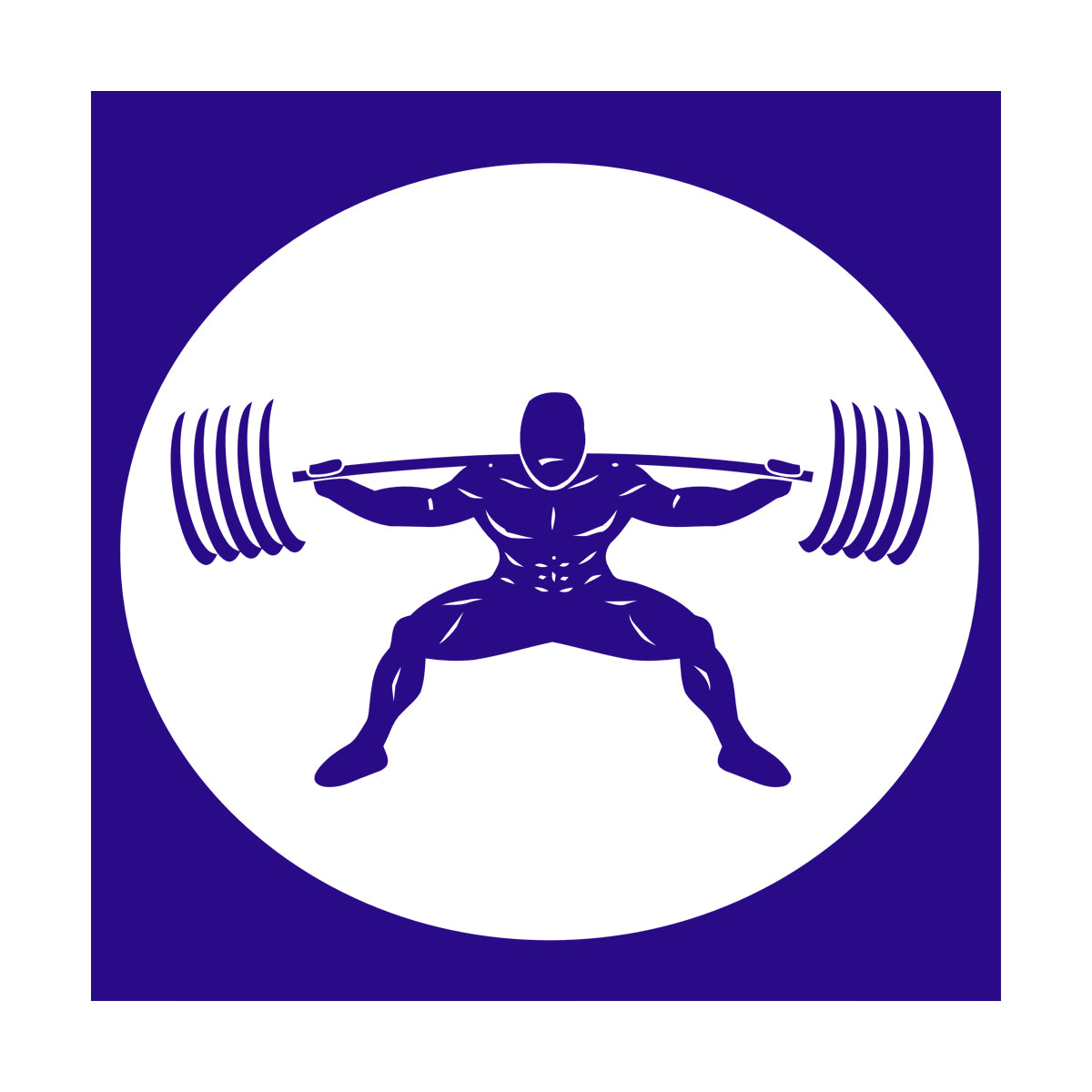 Wall Stickers Paster Paper Image Gymnastics Training Iron Weight Bar Window Decals