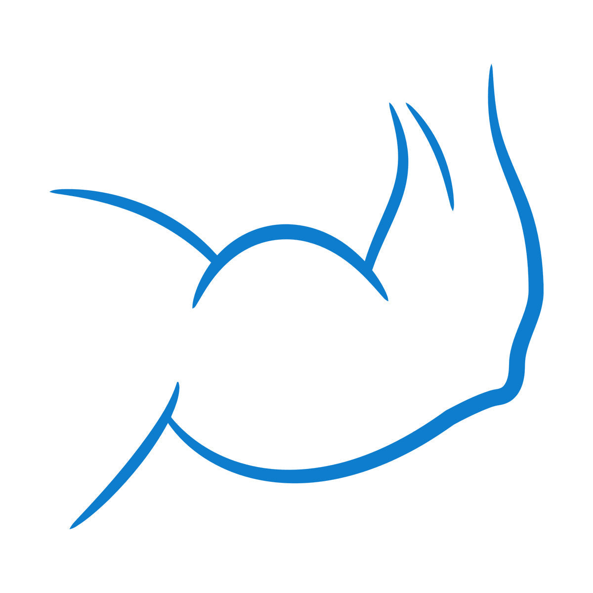 Wall Vinyl Sticker Decor Fitnesscenter Gymnastics Man'S Hand Relief Muscle Bic Tric Glass Stickers