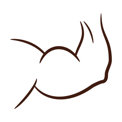 Wall Vinyl Sticker Decor Fitnesscenter Gymnastics Man'S Hand Relief Muscle Bic Tric Glass Stickers