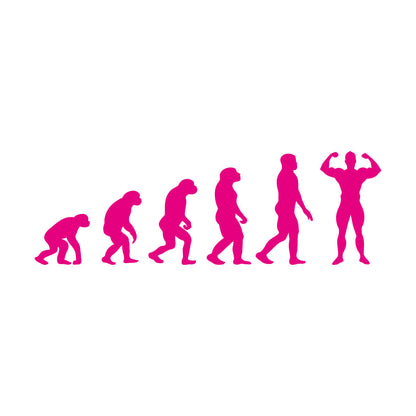 Wall Stickers Gymnastics Evolution Man Bodybuilding Fitnesscenter Tattoo Culture